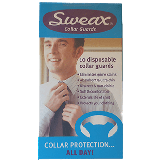 Sweax Collar Liners | Sweat & Stain Shield for Shirt Collars - SWEAX