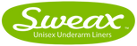 Sweax logo – invisible sweat protection brand