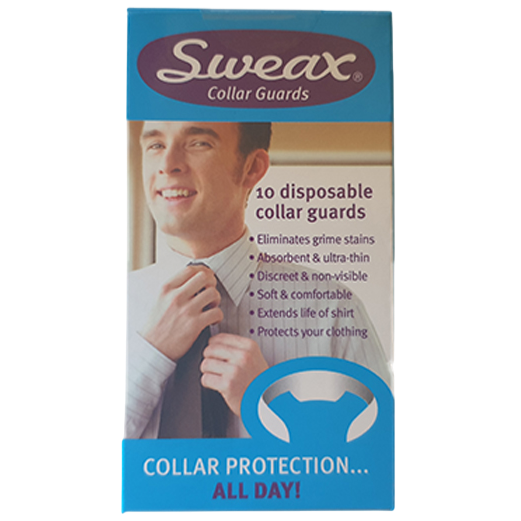 Sweax collar liners pack – protect shirt collars from sweat and yellow stains